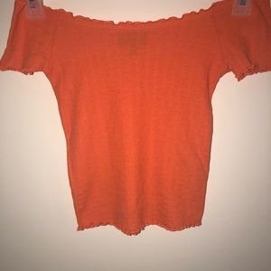 Top Shop Off The Shoulder Shirt